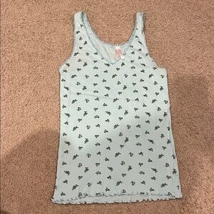 Arizona Jean company juniors size large vintage baby doll tank top